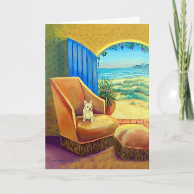 French Bulldog Greeting Cards (Front)