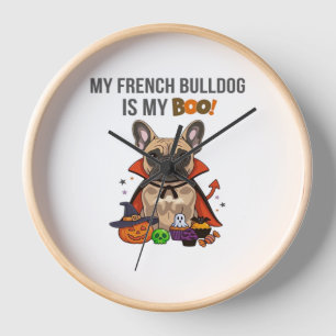 French Bulldog Halloween Costume  My French Bulldo Clock