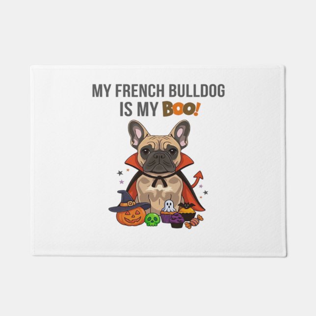 French Bulldog Halloween Costume  My French Bulldo Doormat (Front)