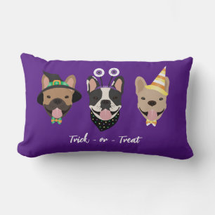 French Bulldog Halloween Costumes Lumbar Cushion