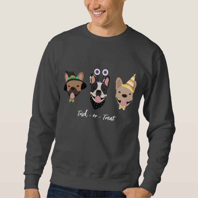 French Bulldog Halloween Costumes Sweatshirt (Front)