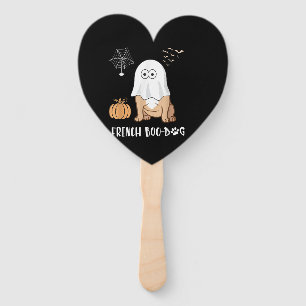 French Bulldog Halloween Cute Boo-Dog 2020 Tees Hand Fan