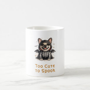 French Bulldog Halloween Cute Skeleton Coffee Mug