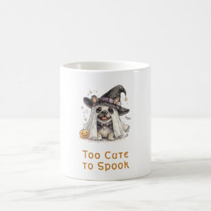 French Bulldog Halloween Cute Witch Coffee Mug