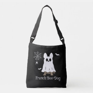 French Bulldog Halloween French Boo-Dog Dog Gift Crossbody Bag