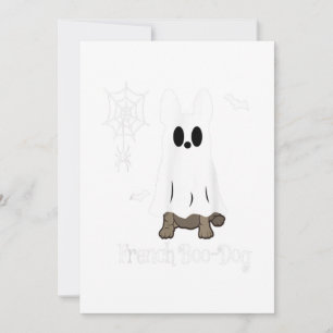 French Bulldog Halloween French Boo-Dog Gift Holiday Card