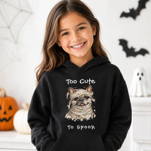 French Bulldog Halloween Girl Cute Mummy Hoodie