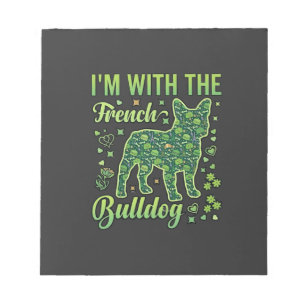 French Bulldog Halloween Macaron Eiffel Tower_1 Notepad