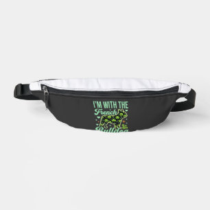 French Bulldog Halloween Pumpkin Pattern Design Bum Bags