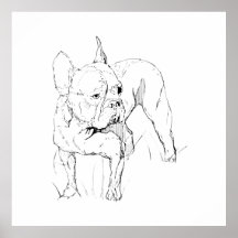 French Bulldog – Hand Drawn Dog Illustration