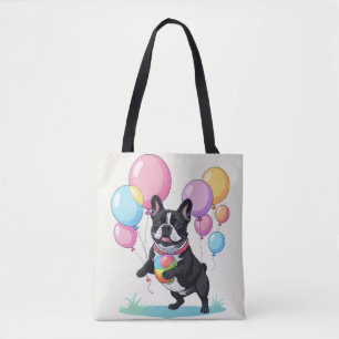 French Bulldog Happy Day Französische Bulldogge Tote Bag