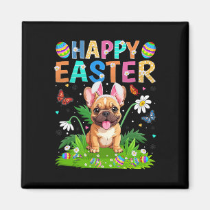 French Bulldog Happy Easter Egg Hunt Bunny Ear Eas Magnet