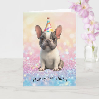 French Bulldog "Happy Frenchiday" Card