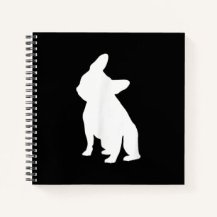 French Bulldog Head Tilt Apparel, Frenchie Head Notebook