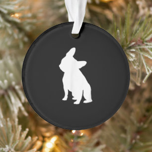 French Bulldog Head Tilt Apparel, Frenchie Head Ornament