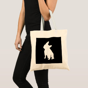 French Bulldog Head Tilt Apparel, Frenchie Head Tote Bag