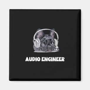 French Bulldog Headphone- For Best Frenchie Dad An Magnet