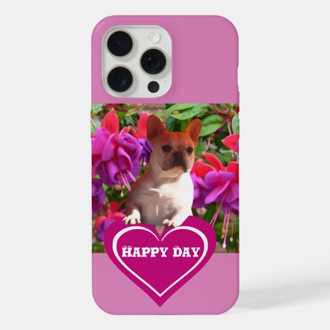 French Bulldog Heart French Bulldog Mother iPhone Case (Back)