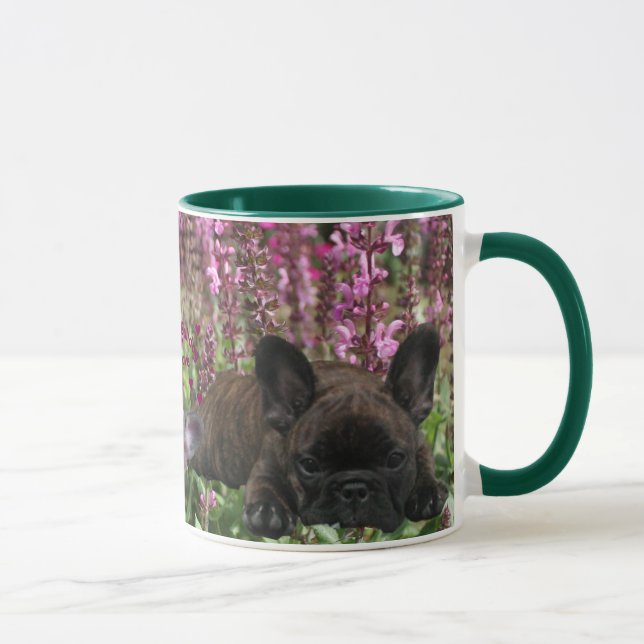 French Bulldog Heart French Bulldog Mug (Right)