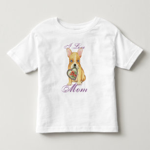 French Bulldog Heart Mum Toddler T-Shirt