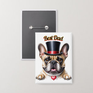 French Bulldog Herz Vatertag Bulldogge