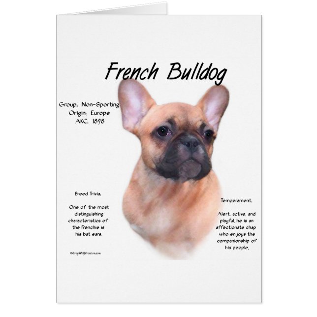 French Bulldog History Design (Front)