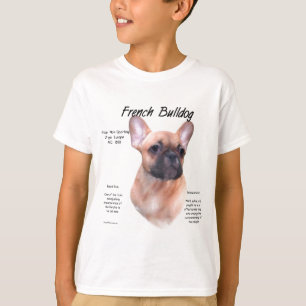 French Bulldog History Design T-Shirt