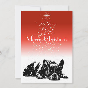 French Bulldog Holiday Card