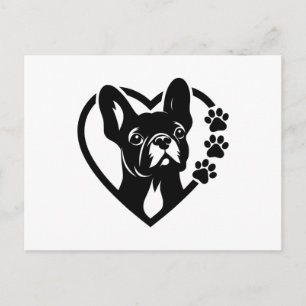 French Bulldog Holiday Postcard