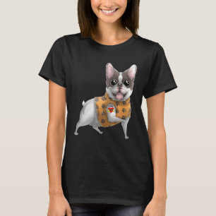 French Bulldog I Love Mom Tattoo Dog Mother's Day T-Shirt