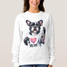 French Bulldog I 💗 Mum TShirt