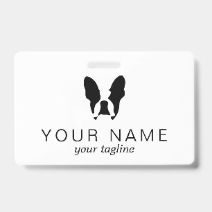 French bulldog ID badge