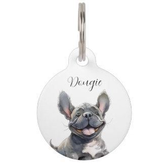 French Bulldog ID Name Tag