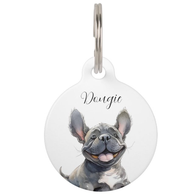 French Bulldog ID Name Tag (Front)