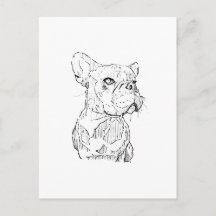 French Bulldog Illustration, Personalized