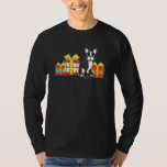 French Bulldog In Santa Hat Cute Christmas Frenchi T-Shirt<br><div class="desc">French Bulldog In Santa Hat Cute Christmas Frenchie</div>