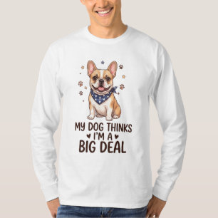 French Bulldog in Stars Bandanna T-Shirt