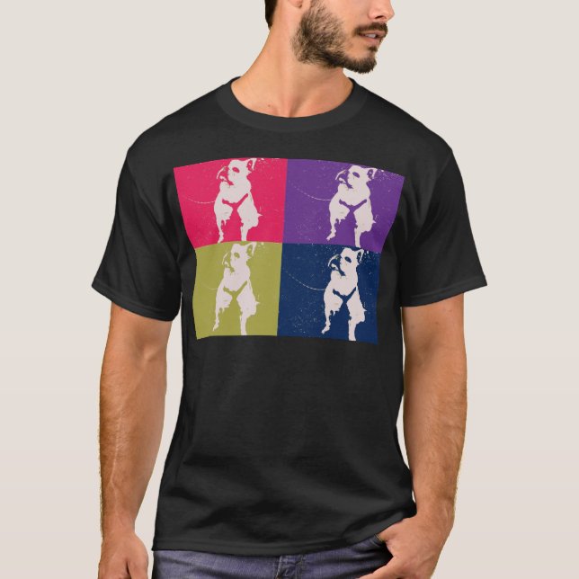 French Bulldog Jovie Colours.jpg T-Shirt (Front)