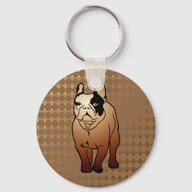 French Bulldog Key Ring (Front)