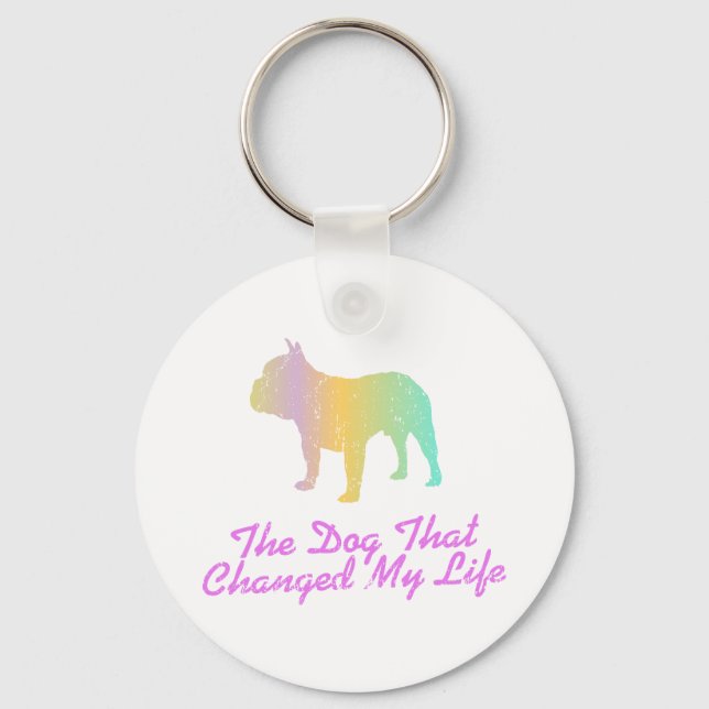 French Bulldog Key Ring (Front)