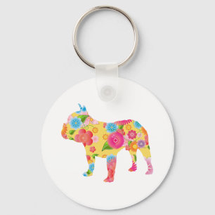 French Bulldog Key Ring