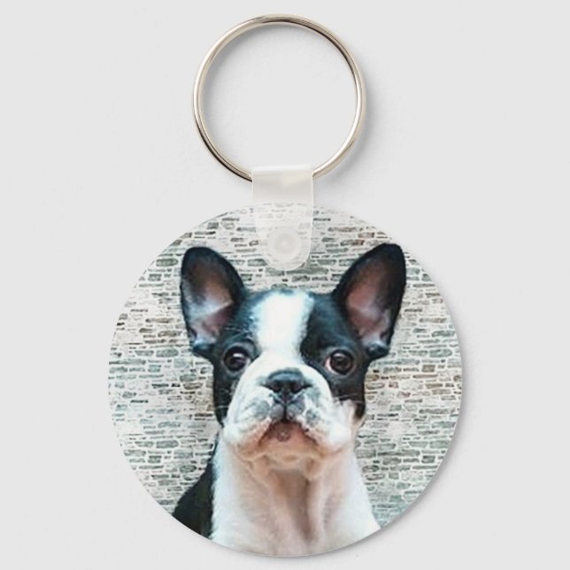 French Bulldog keychain (Front)