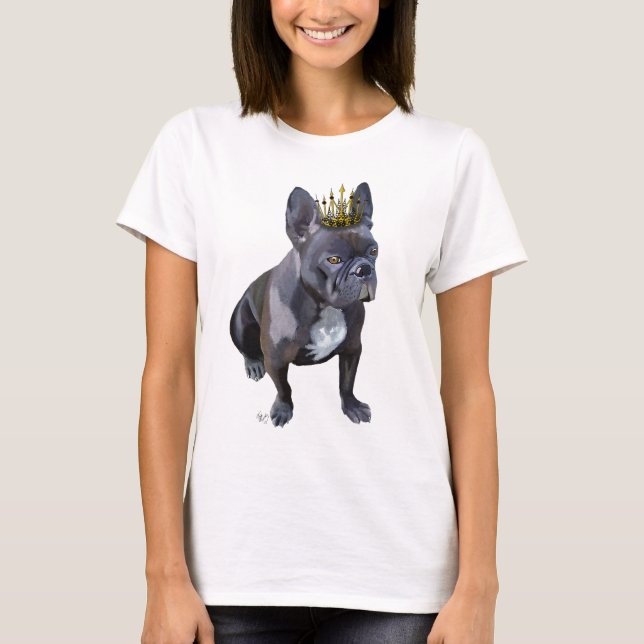 French Bulldog King T-Shirt (Front)