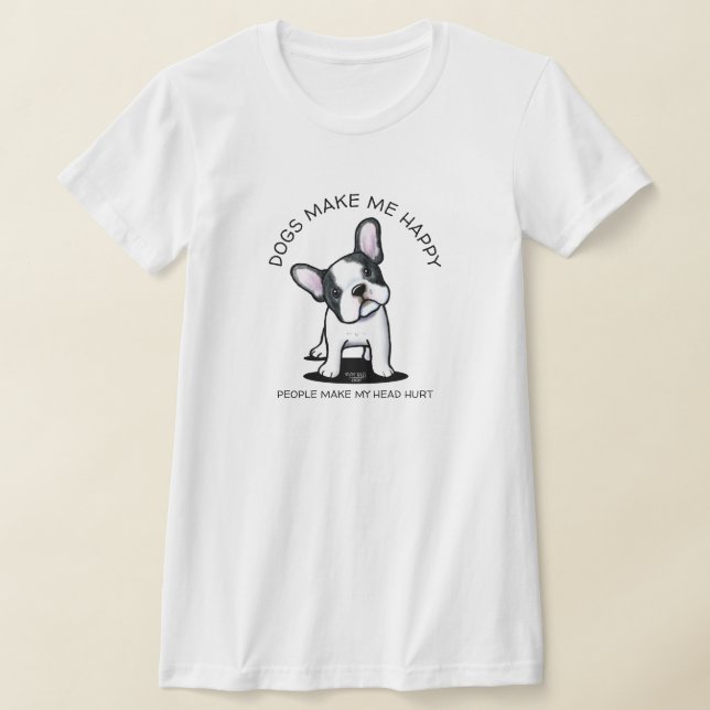 French Bulldog KiniArt T-Shirt (Laydown)