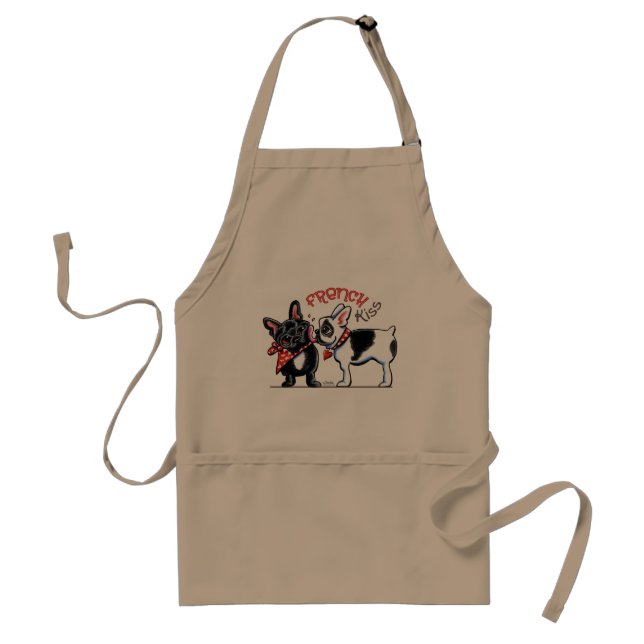 French Bulldog Kiss Standard Apron (Front)