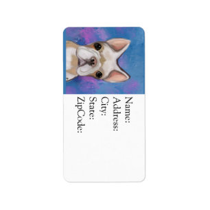 FRENCH BULLDOG LABEL
