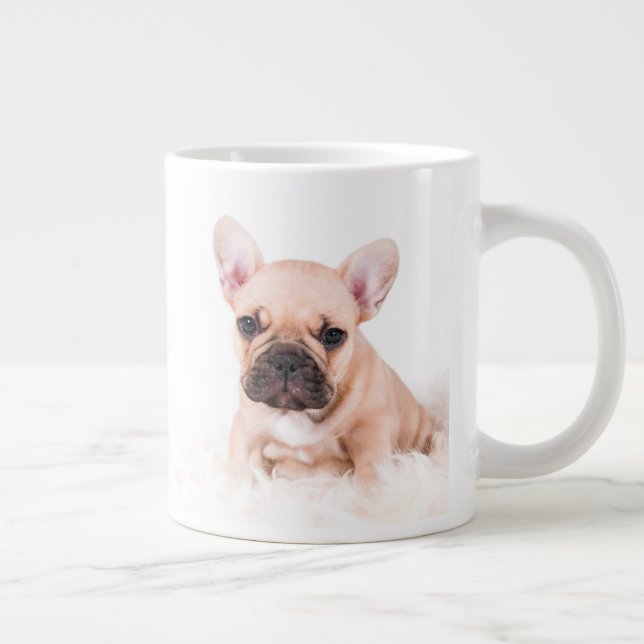 French Bulldog Large Coffee Mug (Right)