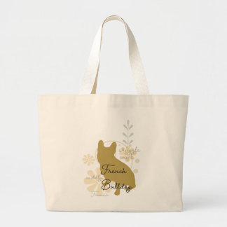 French Bulldog Large Tote Bag