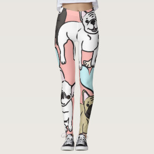 French bulldog leggings