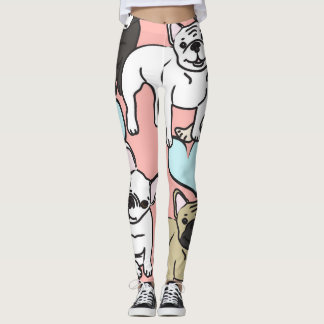 French bulldog leggings